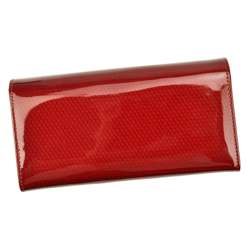 Dámska peňaženka PATRIZIA CB-100 RFID Prírodná koža Veľká červená horizontálna orientácia